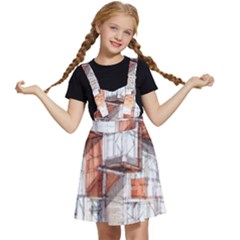 Rag-flats-onion-flats-llc-architecture-drawing Graffiti-architecture Kids  Apron Dress by Jancukart