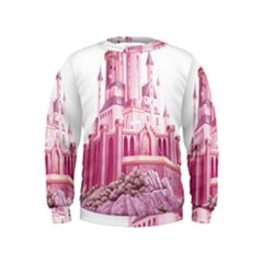 Pink Castle Kids  Sweatshirt by Jancukart