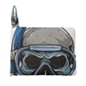 Skull-underwater-diving-skeleton-diving-head Premium Foldable Grocery Recycle Bag View4