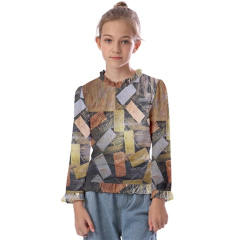 All That Glitters Is Gold  Kids  Frill Detail Tee by Hayleyboop