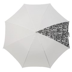 Sketchy Monster Insect Drawing Motif Pattern Straight Umbrellas by dflcprintsclothing