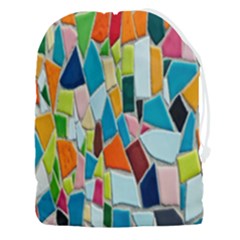 Mosaic Tiles Drawstring Pouch (3xl) by artworkshop