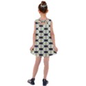 Hackers Town Void Mantis Hexagon Agender Pride Flag Kids  Cross Back Dress View2