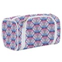 Hackers Town Void Mantis Hexagon Bigender Seven 7 Stripe Pride Flag Toiletries Pouch View2