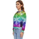 Christmas-snowflake-background Women s Long Sleeve Raglan Tee View2