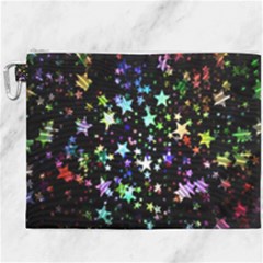 Christmas-star-gloss-lights-light Canvas Cosmetic Bag (xxxl) by Jancukart