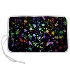 Christmas-star-gloss-lights-light Pen Storage Case (l) by Jancukart