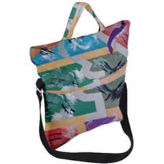 Order In Chaos Fold Over Handle Tote Bag by Hayleyboop