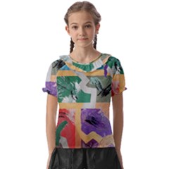 Order In Chaos Kids  Frill Chiffon Blouse by Hayleyboop