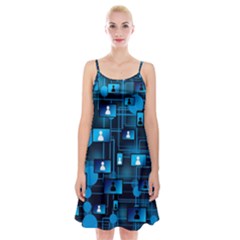 Smartphone-system-web-news Spaghetti Strap Velvet Dress by Jancukart