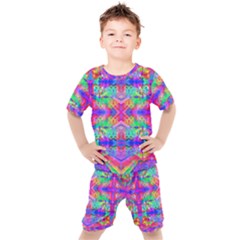 Deep Space 333 Kids  Tee And Shorts Set by Thespacecampers