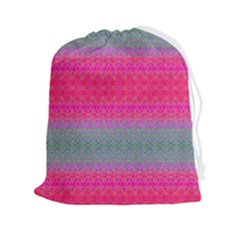 Pink Dreams Drawstring Pouch (2xl) by Thespacecampers