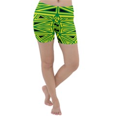 Abstract Pattern Geometric Backgrounds Lightweight Velour Yoga Shorts by Eskimos