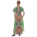 Abstract pattern geometric backgrounds  Front Wrap High Low Dress View2