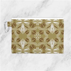 Folk Flowers Print Floral Pattern Ethnic Art Canvas Cosmetic Bag (large) by Eskimos