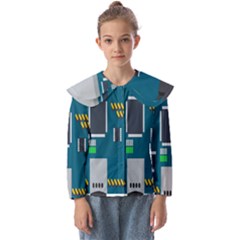 Amphisbaena Two Platform Dtn Node Vector File Kids  Peter Pan Collar Blouse by Sapixe