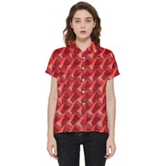 Sculpture-art-traffic-cones-plastic Short Sleeve Pocket Shirt by Jancukart