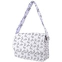 Robot Dog Drawing Motif Pattern Courier Bag View2