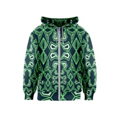 Abstract Pattern Geometric Backgrounds  Kids  Zipper Hoodie by Eskimos