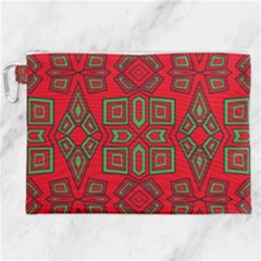 Abstract Pattern Geometric Backgrounds Canvas Cosmetic Bag (xxl) by Eskimos