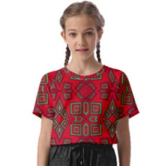 Abstract Pattern Geometric Backgrounds Kids  Basic Tee by Eskimos