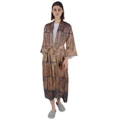 Architecture  Maxi Satin Kimono by artworkshop