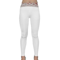 Im Fourth Dimension Black White 4 Classic Yoga Leggings by imanmulyana