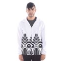 IM Fourth Dimension Black White 5 Men s Hooded Windbreaker View1