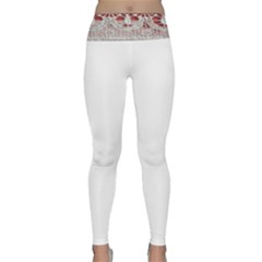 Im Fourth Dimension Black White 5 Lightweight Velour Classic Yoga Leggings by imanmulyana