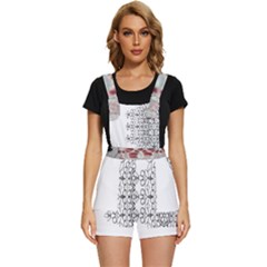 Im Fourth Dimension Black White 7 Short Overalls by imanmulyana