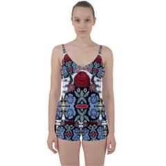 Im Fourth Dimension Colour 1 Tie Front Two Piece Tankini by imanmulyana