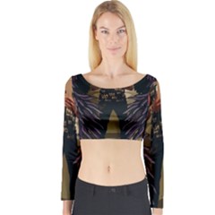 Screenshot 20220701-212826 Piccollage Long Sleeve Crop Top by MDLR