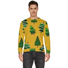 Christmas Tree,yellow Men s Fleece Sweatshirt by nate14shop