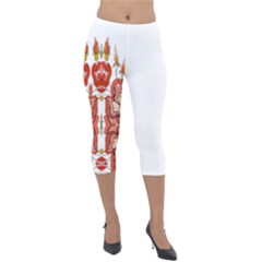 Im Fourth Dimension Colour 13 Lightweight Velour Capri Leggings  by imanmulyana