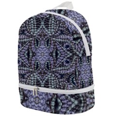Abstract Kaleido Zip Bottom Backpack by kaleidomarblingart