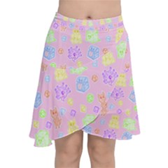 Dungeons And Cuties Chiffon Wrap Front Skirt by thePastelAbomination