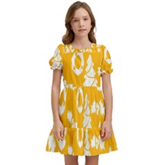 Card Christmas December Kids  Puff Sleeved Dress by artworkshop
