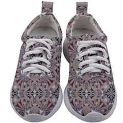 Triangle-mandala Kids Athletic Shoes by nateshop