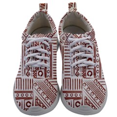 Tribal Pattern Vintage Texture Mens Athletic Shoes by Sapixe