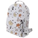 Cat Kitten Design pattern Flap Pocket Backpack (Small) View1
