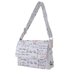 Math Formula Pattern Full Print Messenger Bag (s) by Sapixe
