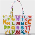 Vectors Alphabet Eyes Letters Funny Back Pocket Shoulder Bag  View1