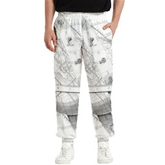 Constellations Celestial Moon Earth Men s Elastic Waist Pants by Sapixe