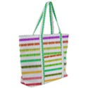 Ribbons Sequins Embellishment Zip Up Canvas Bag View2