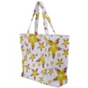 Isolated Transparent starfish Zip Up Canvas Bag View1