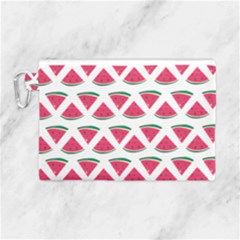 Illustration Watermelon Fruit Food Melon Canvas Cosmetic Bag (large) by Sapixe