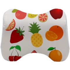 Fruits Cartoon Head Support Cushion by Sapixe