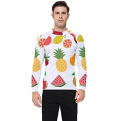 Fruits Cartoon Men s Long Sleeve Rash Guard by Sapixe