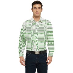 Circuit Board Men s Long Sleeve  Shirt by Sapixe