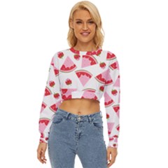 Pink Watermeloon Lightweight Long Sleeve Sweatshirt by Sapixe